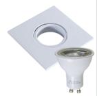 Spot de embutir rente orientável em alumínio injetado + lâmpada LED dicróica GU10 MR16 6w 6000k STL74