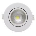 Spot De Led Embutir Redondo 5w Amarelo Bivolt Branco Jsr - J