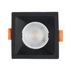 Spot De Led Recuado Embutir Quadrado 3W Bivolt Preto