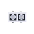 Spot de Led Recuado Taschibra Frame 2xMR16 Quadrado 10W Bivolt