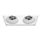 Spot de Teto Embutido Micro Borda 4167/2-BM Interlight - Branco Orientável