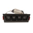 Spot Eco Pontual (4 Pontos) Preto 10W 3000K 45 Bivolt-Ledgold