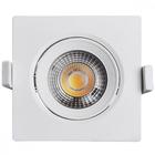 Spot Emb.03W Led 3000K Quadr B_D Br