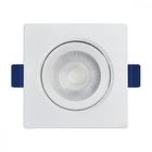 Spot Emb.05W Led 6500K Quadr B_D Br