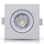 Spot emb. led 7w quadradado branco avant