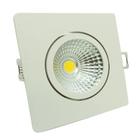 Spot Foxlux LED Quadrado 5W 3000K Bivolt