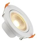 Spot Led 12W Redondo 6500K Branco Frio Direcionável Embutir