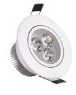 Spot Led 3w Branco Quente Dicroica Lampada Redondo Amarelado