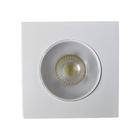 Spot Led 5W Embutir Quadrado Luz Branca quente Bivolt Kit 10