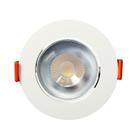 Spot Led 7W Redondo De Embutir Direcional Bivolt Branco