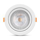 Spot Led 9w Redondo 6500K Branco Frio Dicróica Direcionável Embutir