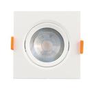 Spot Led Branco Neutro 7W 4000K Quadrado Bivolt - Luminatti