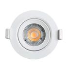 Spot Led Direcionável 12w Redondo 3000k Branco Quente Galaxy