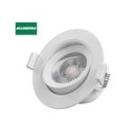 Spot Led Embutir Direcionado Redondo 6w Branco Quente 3000k Luz Amarela Alumbra