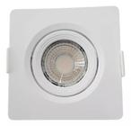 Spot Led Embutir Direcionável Quadrado 3w 6500k Intral