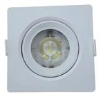 Spot Led Embutir Direcionável Quadrado 4,5W 2700K Intral