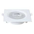 Spot LED Embutir Quadrado 8W 3.000K - Branco