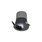 Spot LED Embutir Zagle Wall Washer 7W Preto 2700K Quente Nordecor