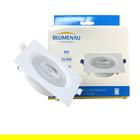 Spot Led Quadrado Embutir 8w Branco Quente 3000K Amarelo