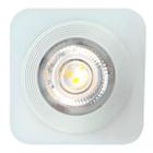 Spot Led Sobrepor Quadrado Branco 5w Luz Quente e Fria