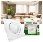 Spot LED Taschibra Alltop Quadrado Embutir PAR20 7W 45º