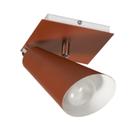 Spot Luminária Direcionável PT01 Moderno 17,5x15x15cm 1 Unidade Cobre