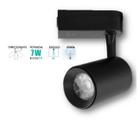 Spot Para Trilho Eletrificado Preto Led 7w 6500k Luz Bco Frio