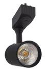 Spot Para Trilho Preto Led 12W 3000K Bivolt