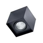 Spot Sobrepor Box Luxo Recuado Due Colori 1X Dicroica Preto - All Lux - 5336-01