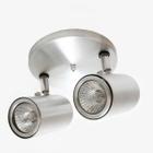 SPOT Sobrepor EM Aluminio gz 10 515 2 Acetinado - Hiperlight