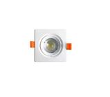 Spot Super Led 3W Lampada Quadrada - 2700K Branco Quente