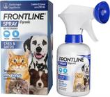 Spray antiparasitário para pulgaFrontline Spray 250 mL para cão e gato