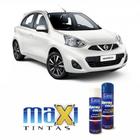 Spray automotivo branco diamante nissan + veniz spray 300ml