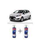 Spray automotivo prata enseada + spray verniz 300ml