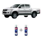 Spray automotivo silver met - 1c0 toyota + verniz spray 300ml