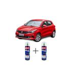 Spray automotivo vermelho alpine fiat + spray verniz 300ml