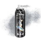 Spray Body Glitter Ragkun Long-Lasting Silver 62ml para cabelo