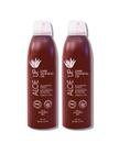 Spray Bronzeador Aloe Up Quick Dry 177ml com SPF 4 - Pacote com 2