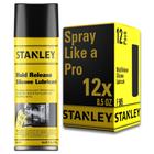 Spray desmoldante STANLEY Pro Lube Silicone 250 ml - pacote com 12