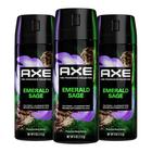 Spray Desodorante Corporal AXE Premium Emerald Sage - 120ml (Kit com 3)