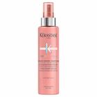 Frasco do sérum finalizador Kérastase Chroma Absolu Chroma Thermique com embalagem rosa e válvula pump