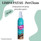 Spray Limpa Patas Pet Clean 120 ml