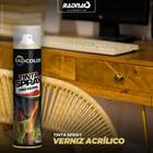 Spray Radcolor Secagem Rápida Verniz Acrílico Uso Geral 400ml