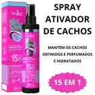 Spray Umectante Reduz o Volume Modela Os Cachos Desembaraça!