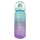 Squeeze Garrafa 2L Garrafa Treino Academia Fitness Colorida Azul E Roxo - C3B