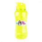 Squeeze Garrafa de Água Suco Linha Fitness Plástico para Academia Trabalho Passeio Garrafinha Infantil Colorida 800ml