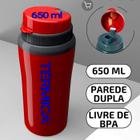 Squeeze Garrafa Térmica pre treino até 6h 650ml - Unitermi