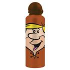 Squeezer barney flintstones alumínio marrom 500ml 24x6cm - Hannabarbera