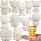 Squishy Toy SCS Direct DIY Jumbo Blank Animal de crescimento lento