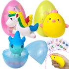 Squishy Toys UNGLINGA Jumbo Chick Unicorn para crianças, pacote com 3